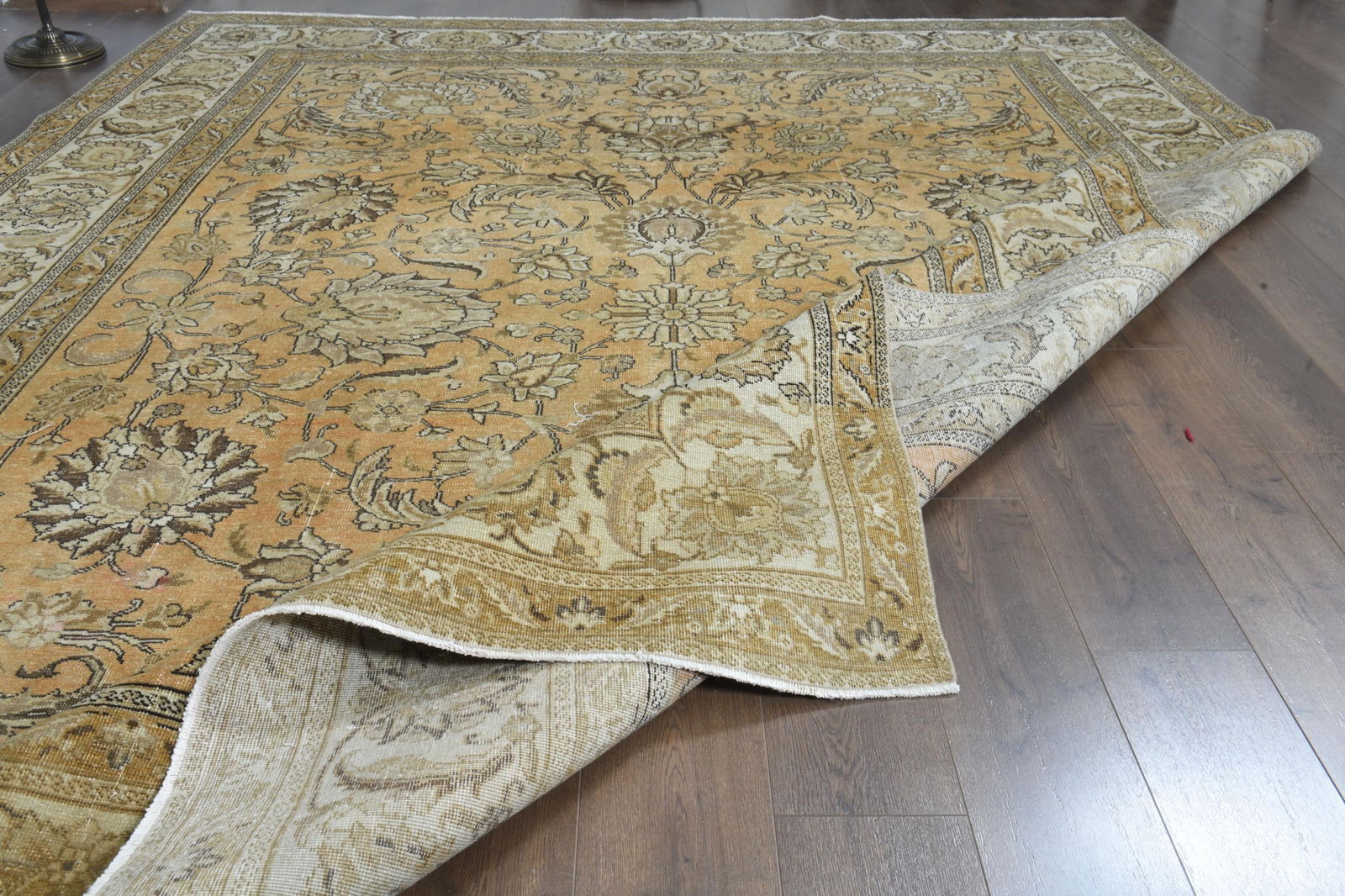 9'6x12'6 ft, OVERSIZED PERSIAN RUG, Orange - 7