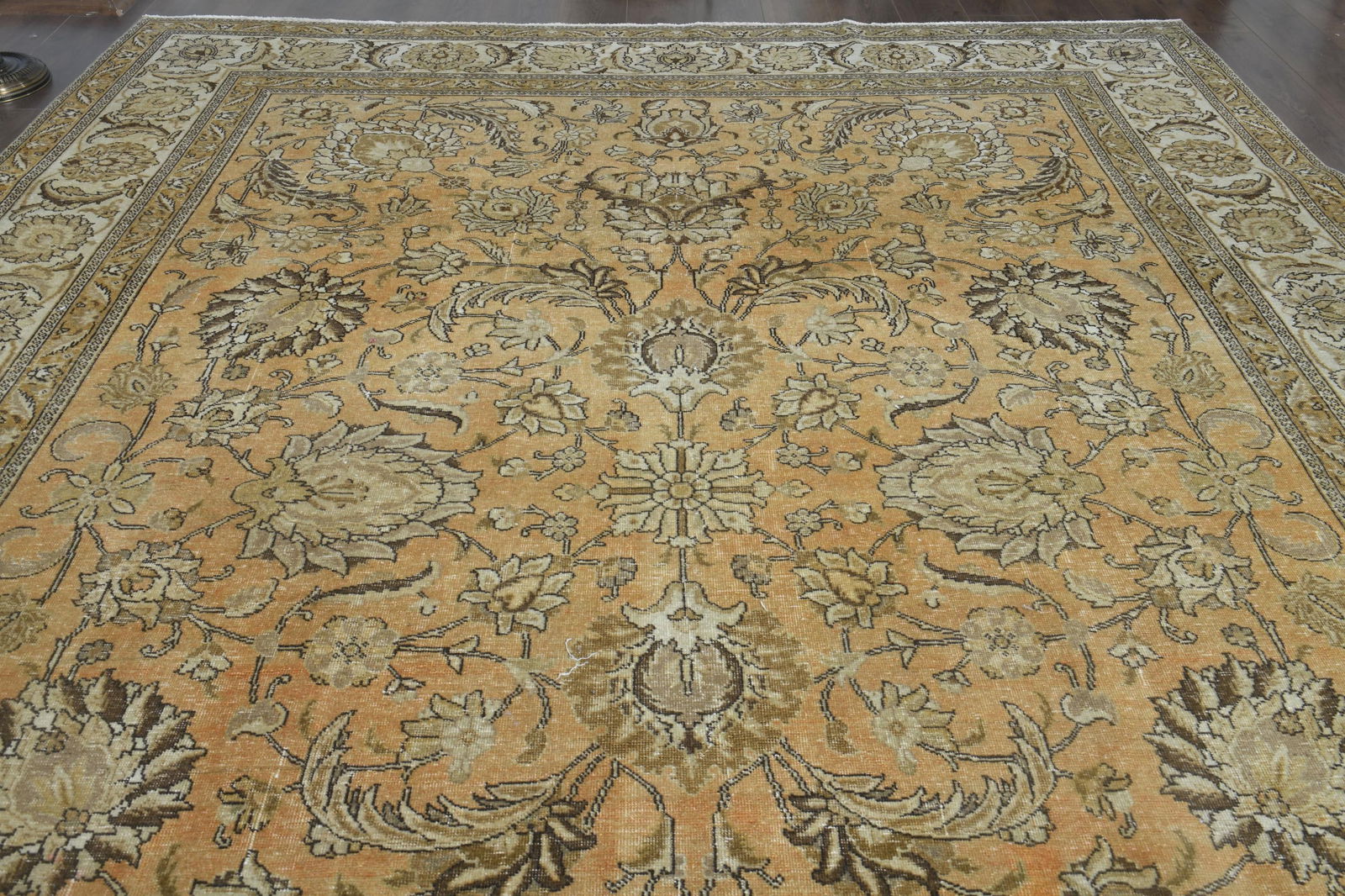 9'6x12'6 ft, OVERSIZED PERSIAN RUG, Orange - 9