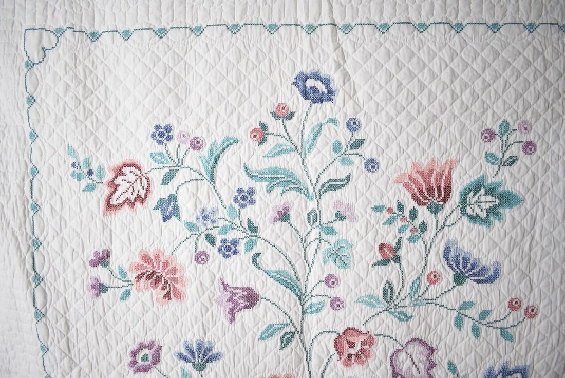 Vintage Tree of Life Quilt - 2