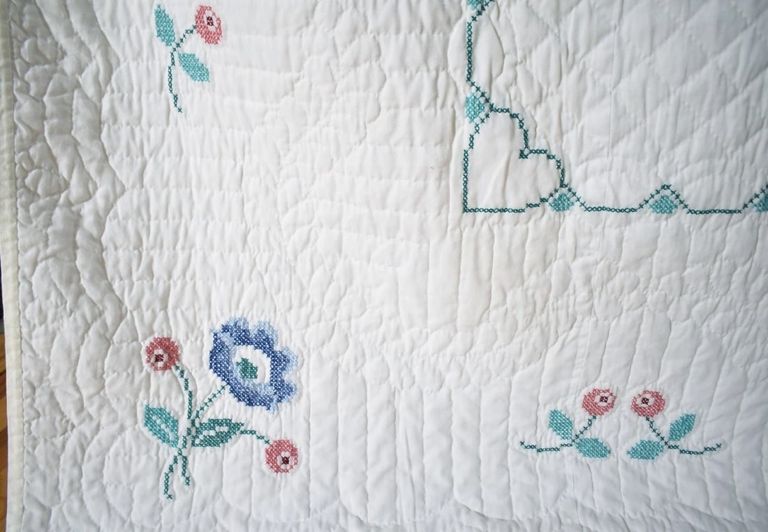 Vintage Tree of Life Quilt - 6