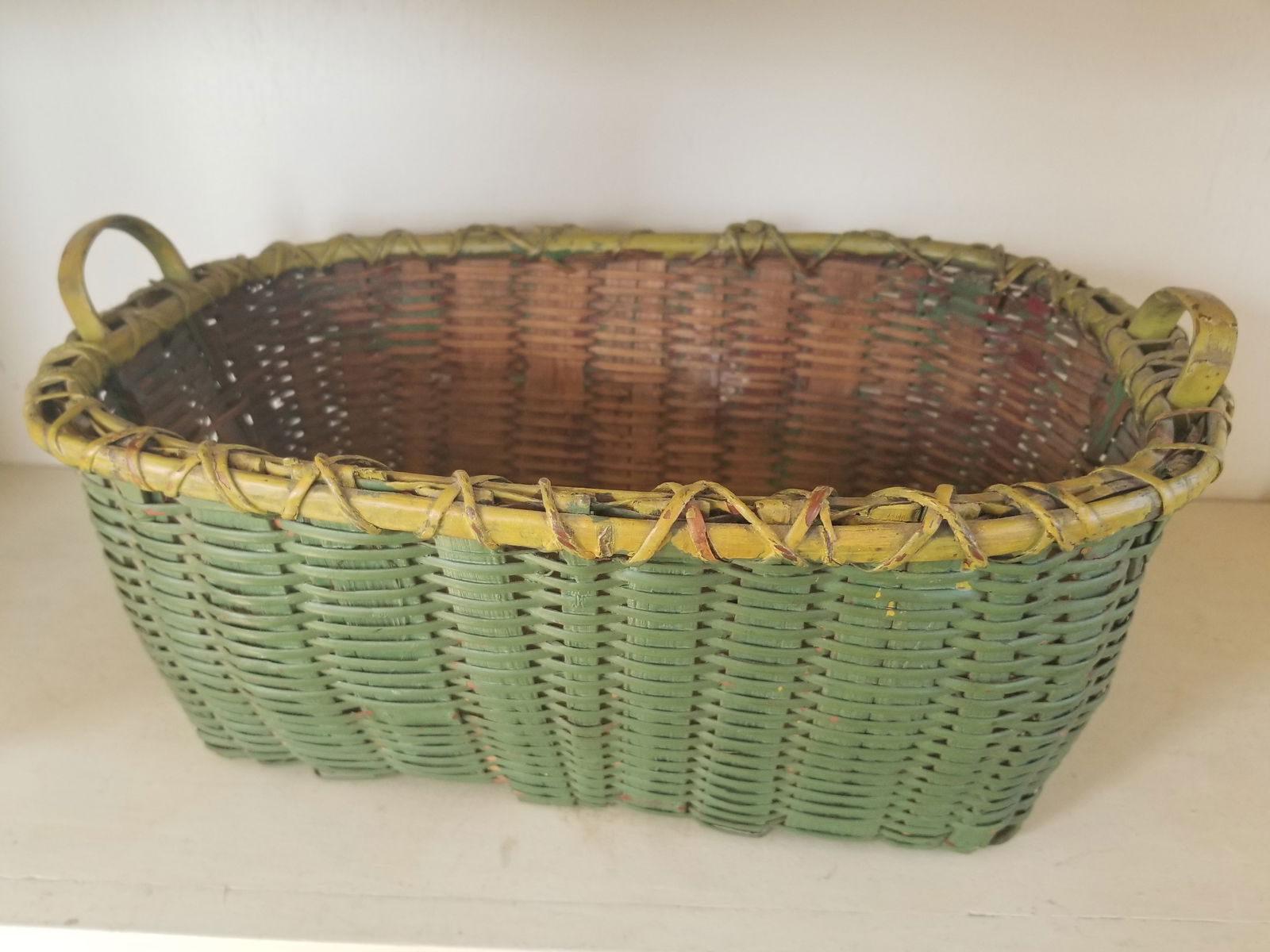 Painted Splint Basket - 3