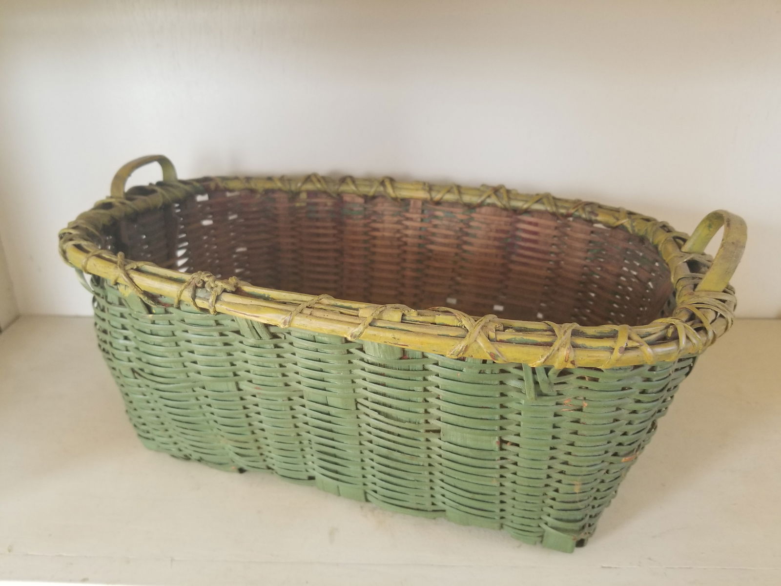 Painted Splint Basket - 4