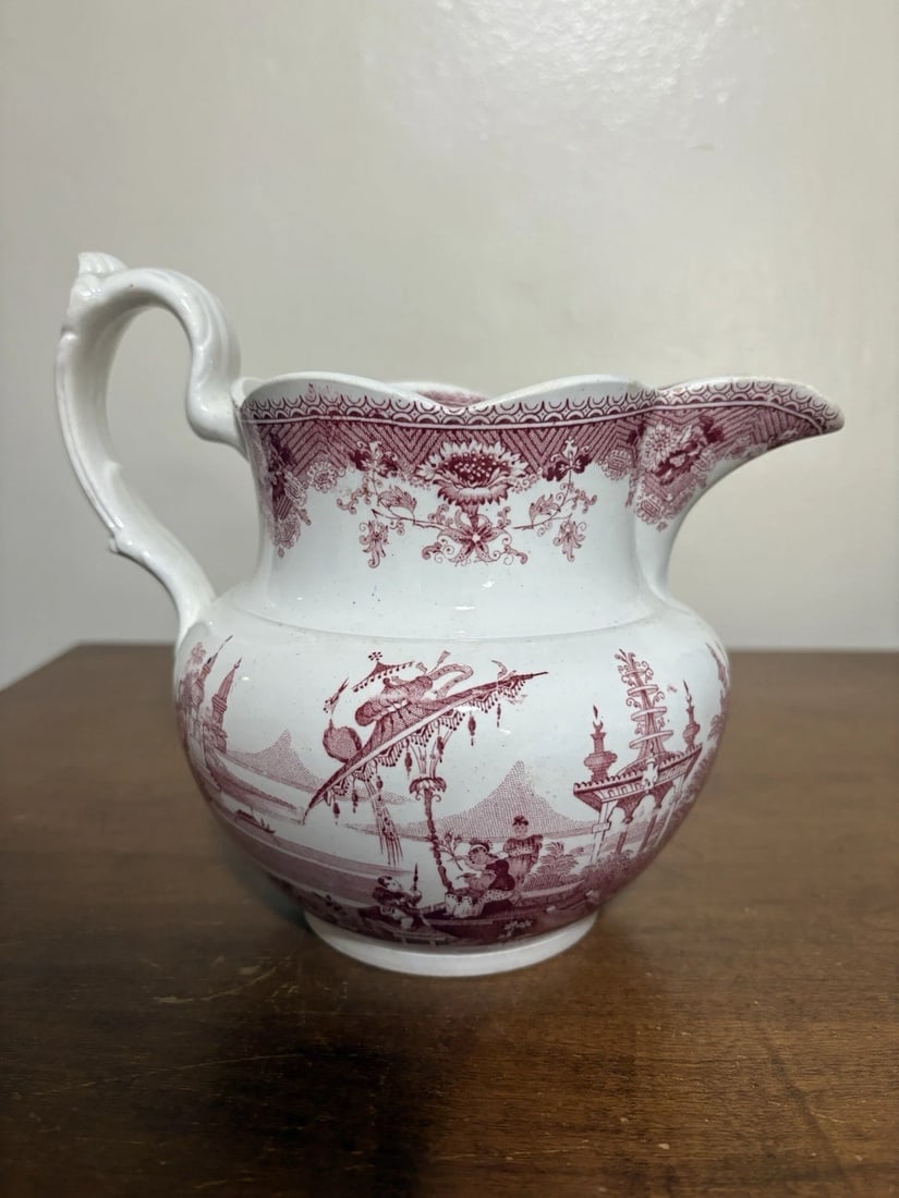 Red Staffordshire Pitcher - 2