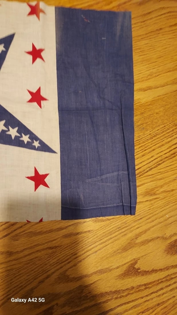 Centennial Period Star Fabric 13 x 24" American Flag Patriotic - 3