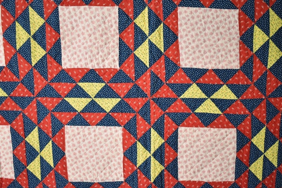 1880's Ocean Waves Quilt - 2