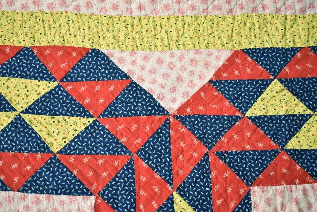 1880's Ocean Waves Quilt - 3