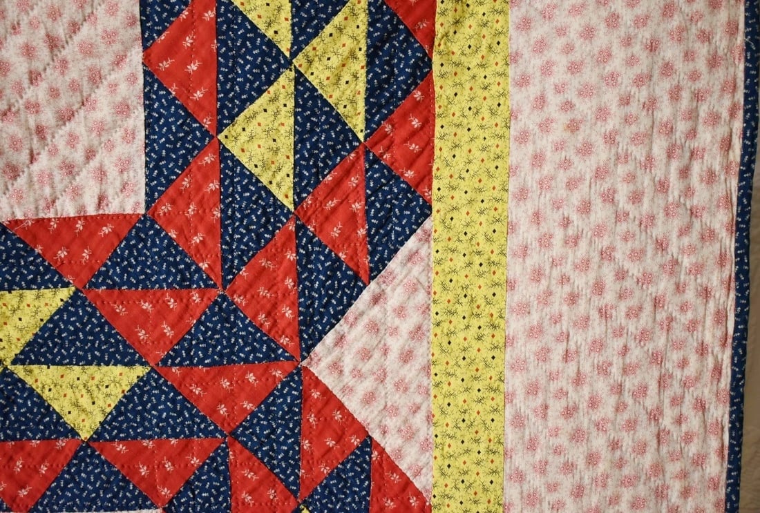 1880's Ocean Waves Quilt - 4