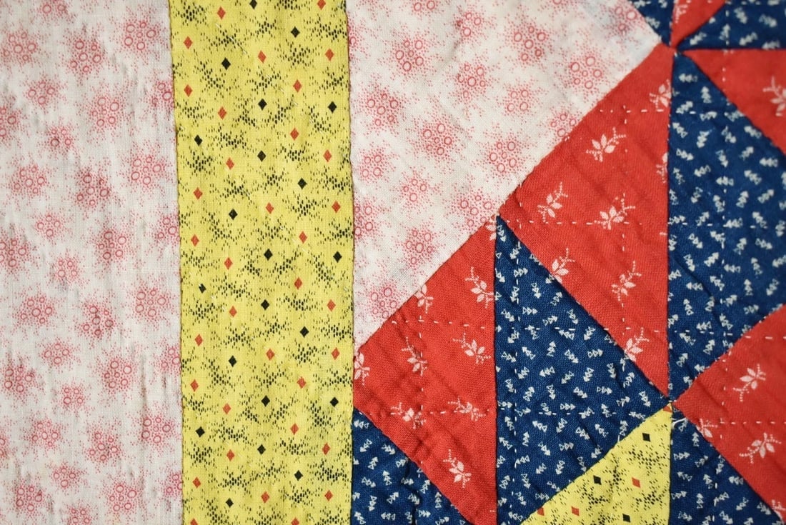 1880's Ocean Waves Quilt - 5