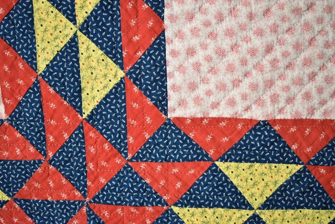 1880's Ocean Waves Quilt - 6