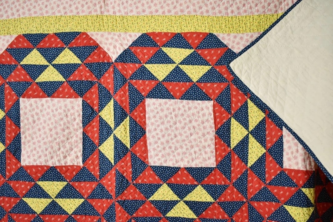 1880's Ocean Waves Quilt - 7