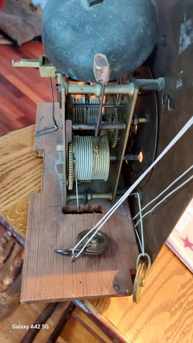 19th Century Grandfather Clock Thomas Smith Norwich WORKS ONLY - 4