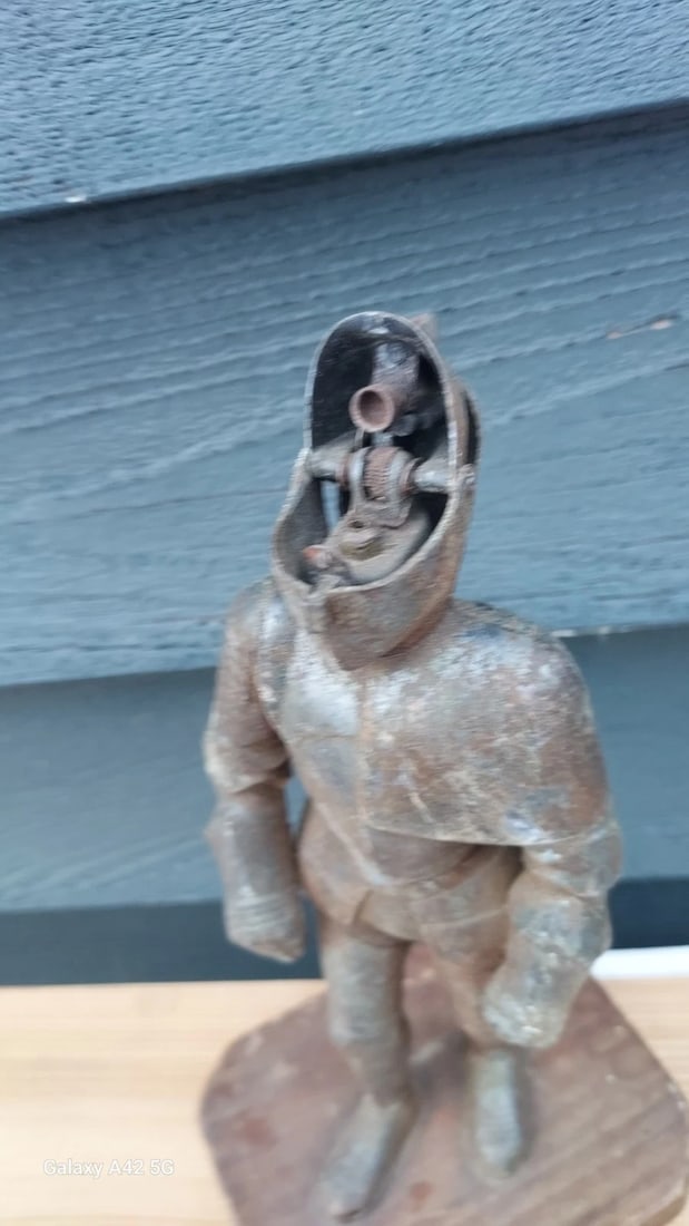Antique figural Lighter Knight In Armor - 3