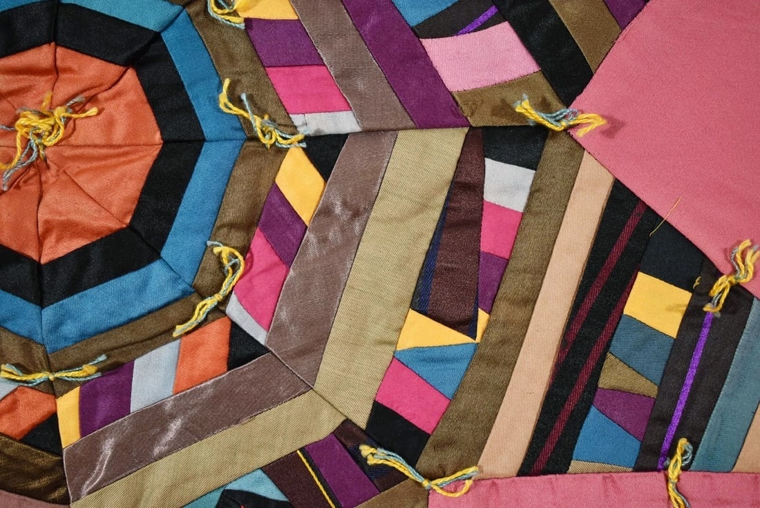 30's Amish Strip Star Quilt - 10