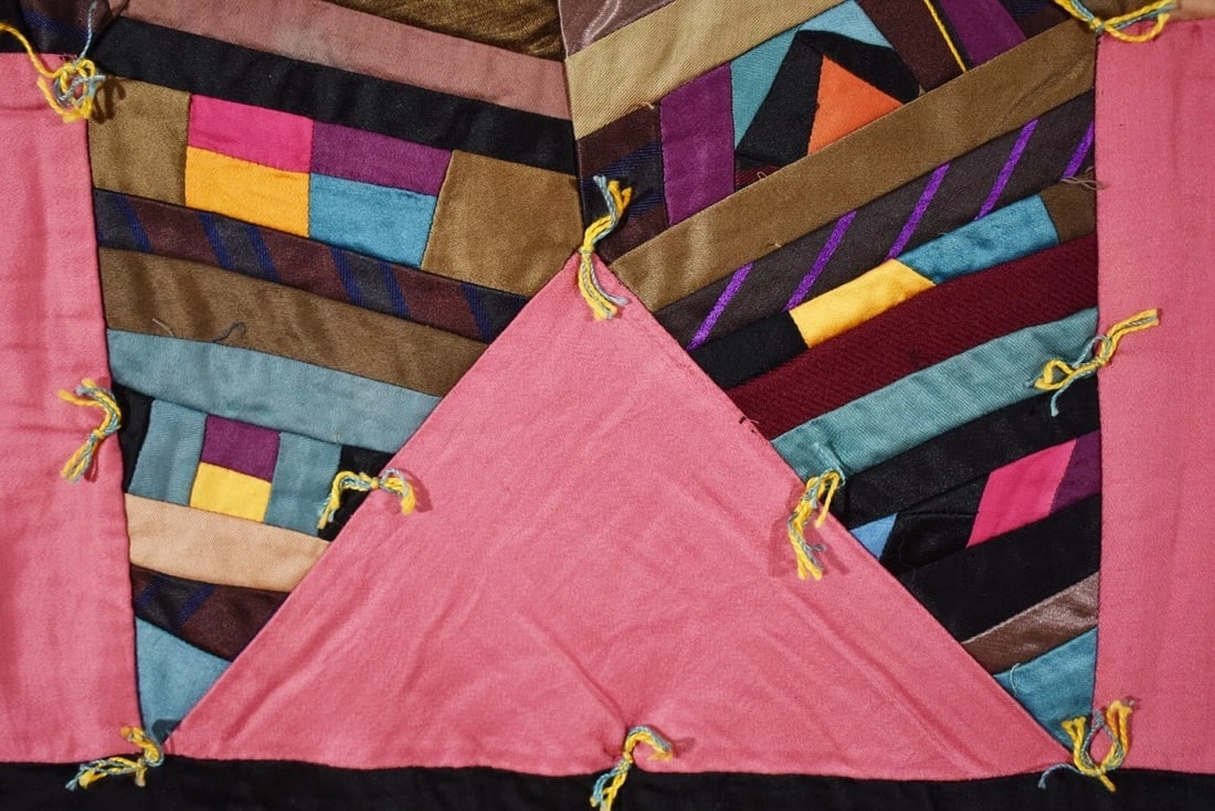 30's Amish Strip Star Quilt - 11