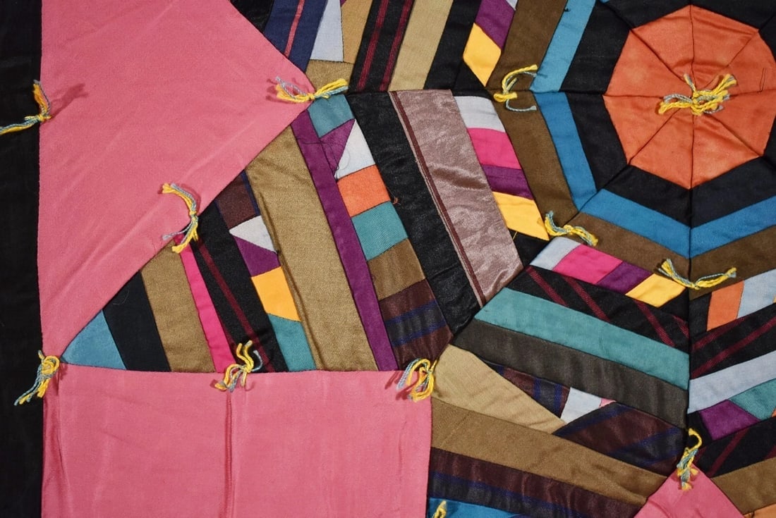 30's Amish Strip Star Quilt - 12