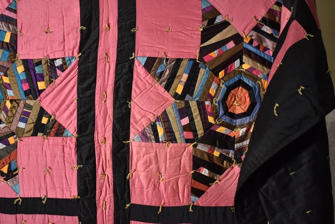 30's Amish Strip Star Quilt - 14