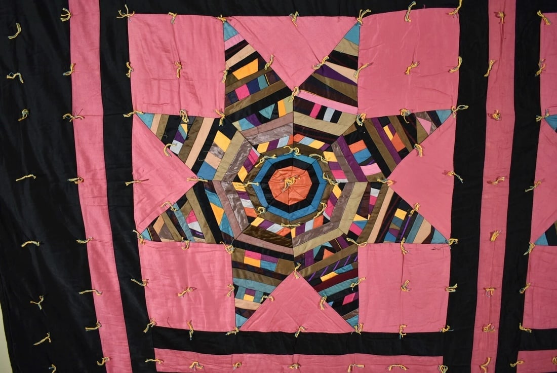 30's Amish Strip Star Quilt - 3
