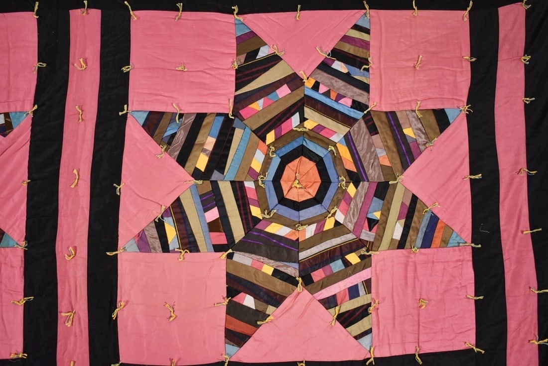 30's Amish Strip Star Quilt - 4