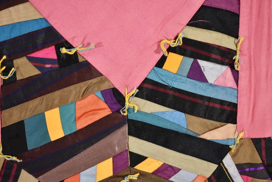 30's Amish Strip Star Quilt - 6