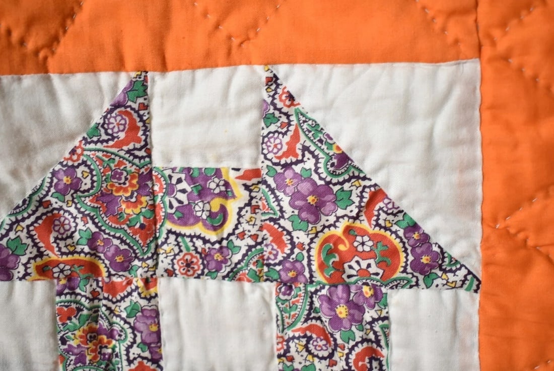 40's Churn Dash Quilt - 10