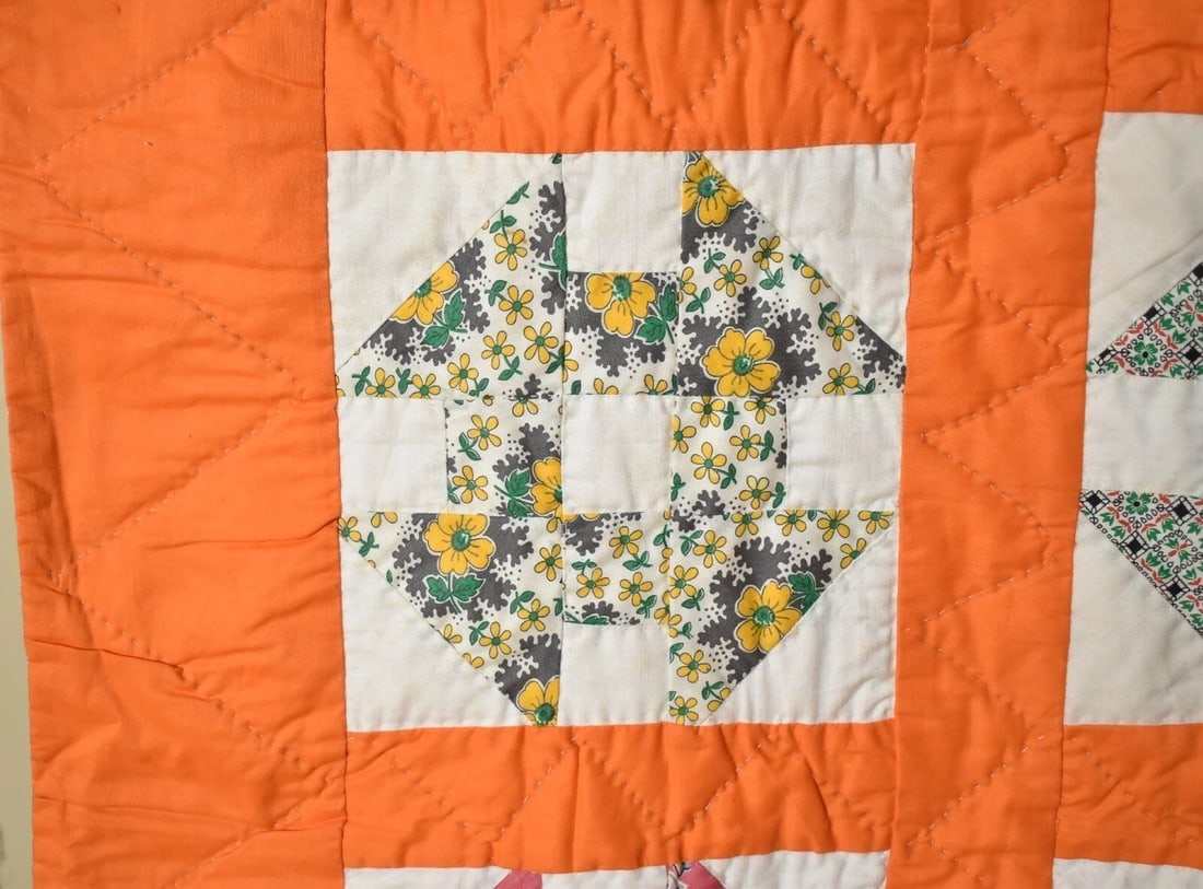 40's Churn Dash Quilt - 11