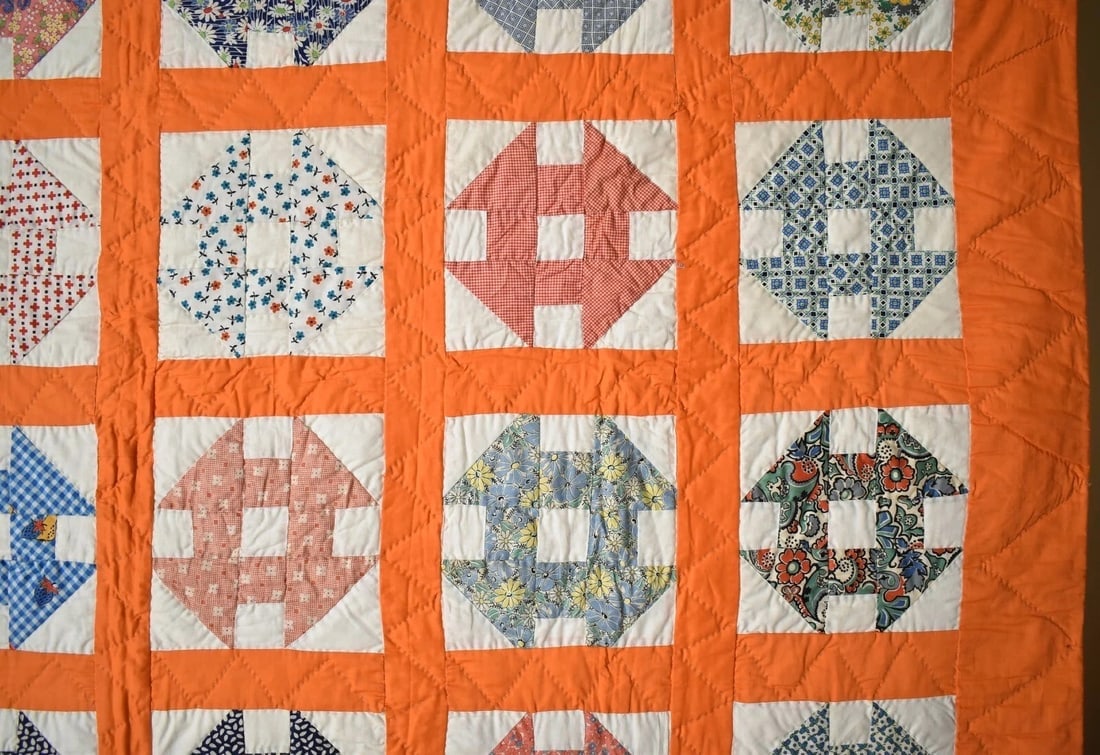 40's Churn Dash Quilt - 3