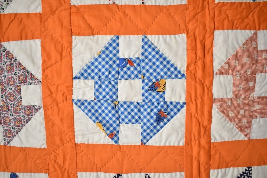 40's Churn Dash Quilt - 4