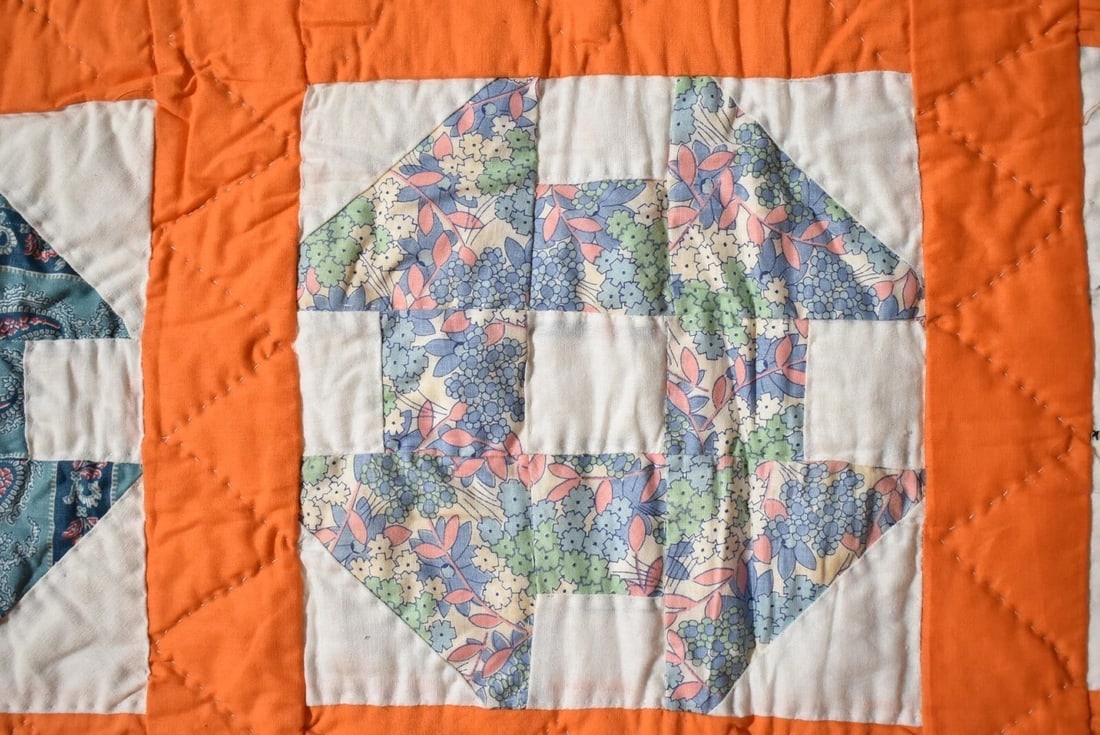 40's Churn Dash Quilt - 9