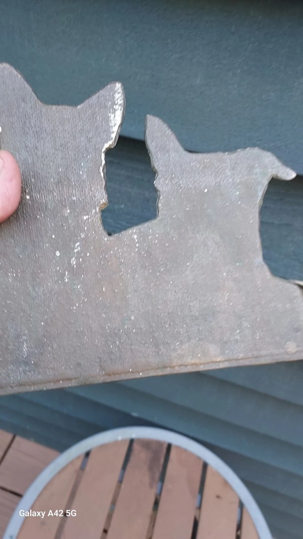 Rare Brass Scottish Terrier Scottie Doorstop Door Stop - 2