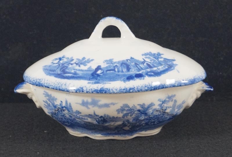 Child’s Blue China 5 3/8” Toy Vegetable #28 - 3