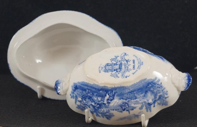 Child’s Blue China 5 3/8” Toy Vegetable #28 - 6