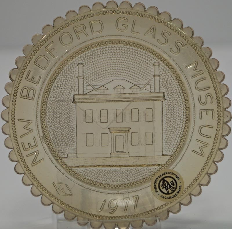 Rotch-Rodman House Historic Pairpoint Cup Plate - 2