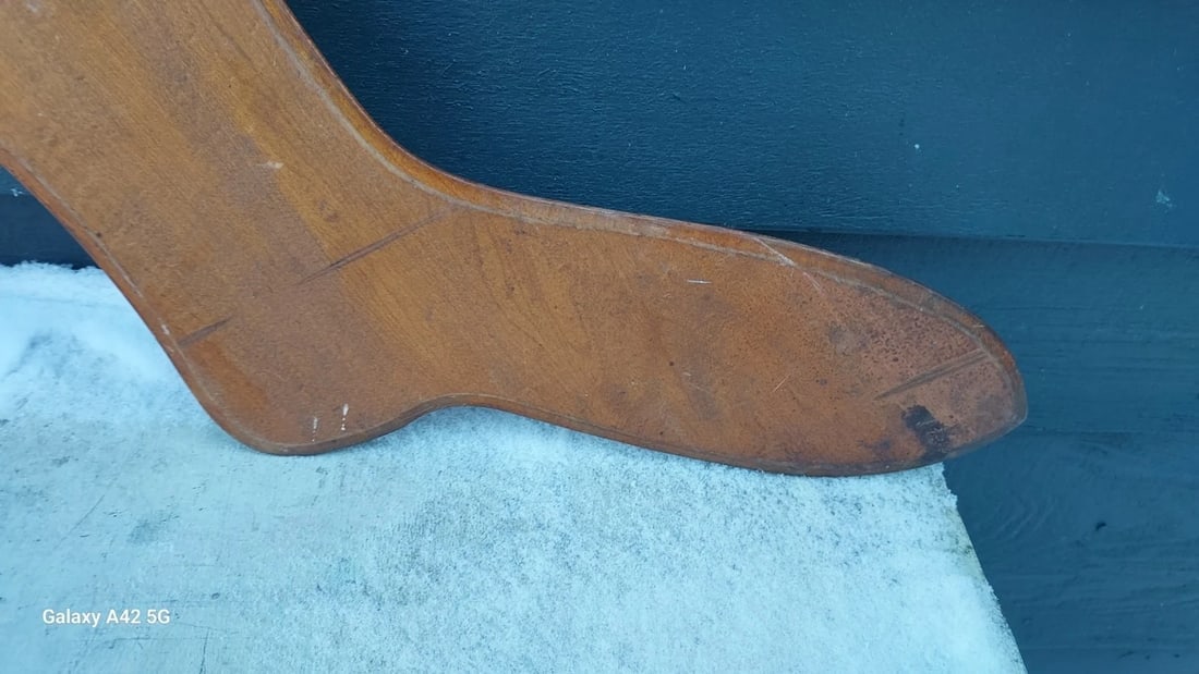19th Century Sock Form Wisconsin Textile - 2