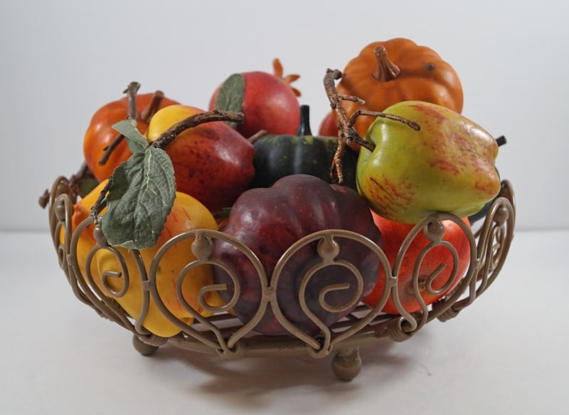 18 Assorted Gourds & Fruit Country Store Decorations - 7