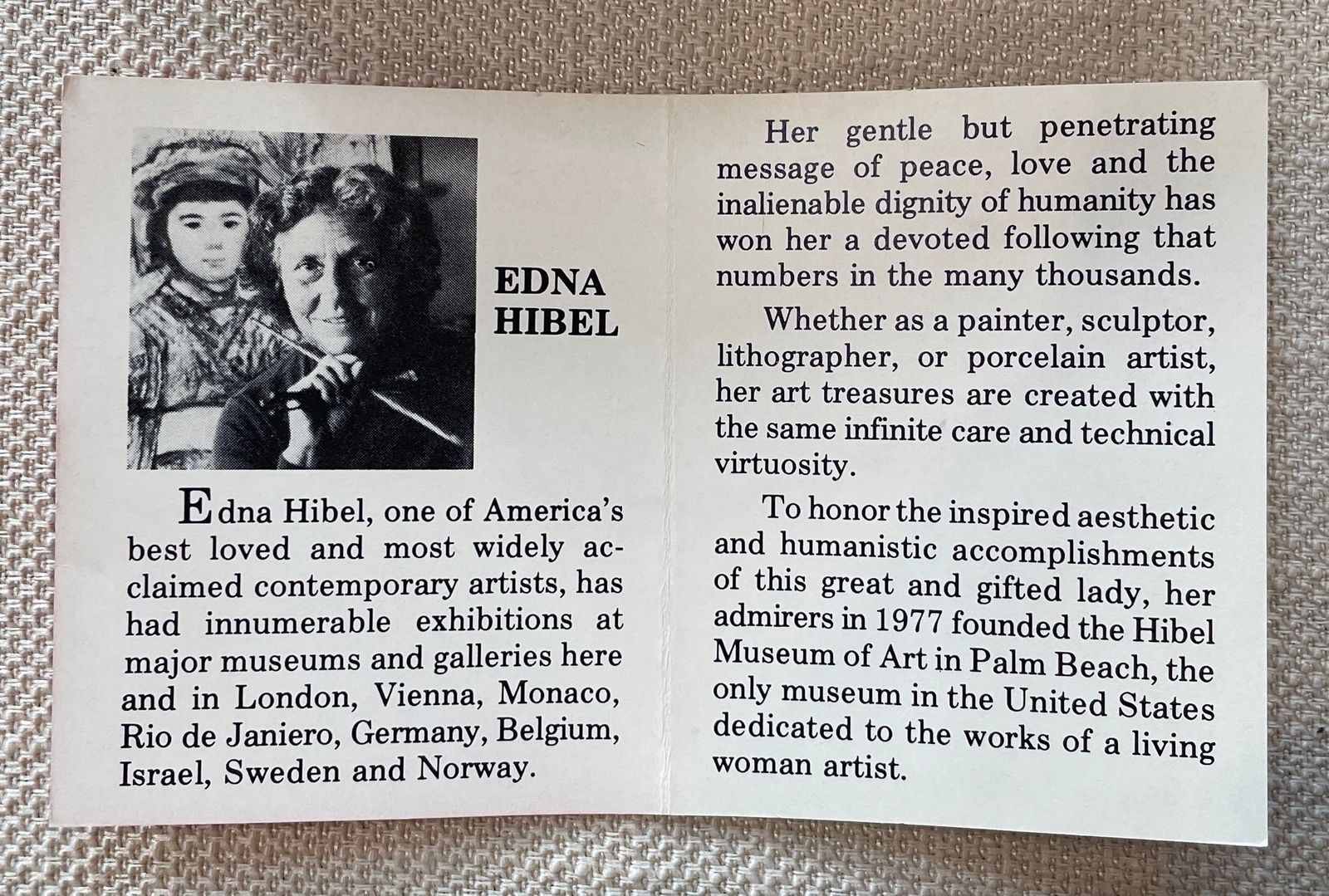 Edna Hibel Marble Trinket Box - 4