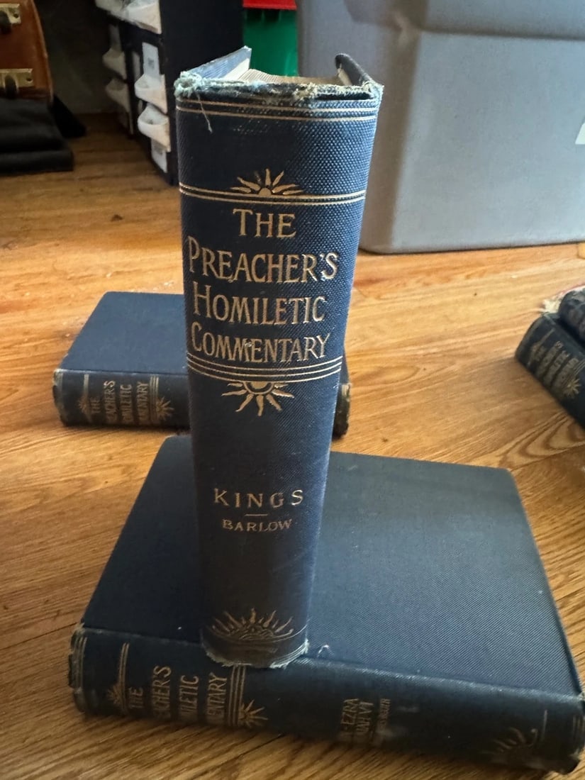 Lot Of 3 books The Preacher’s Homiletic Commentary 1892 Antique. Lot one - 11