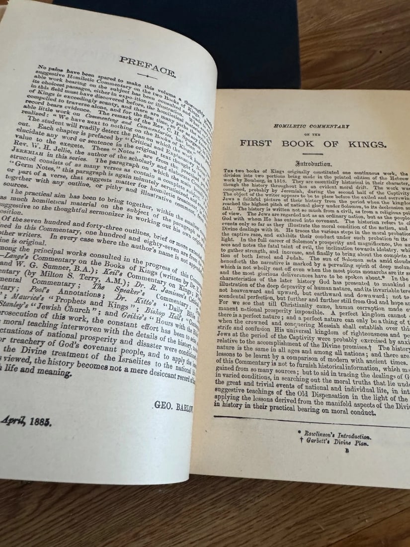 Lot Of 3 books The Preacher’s Homiletic Commentary 1892 Antique. Lot one - 15