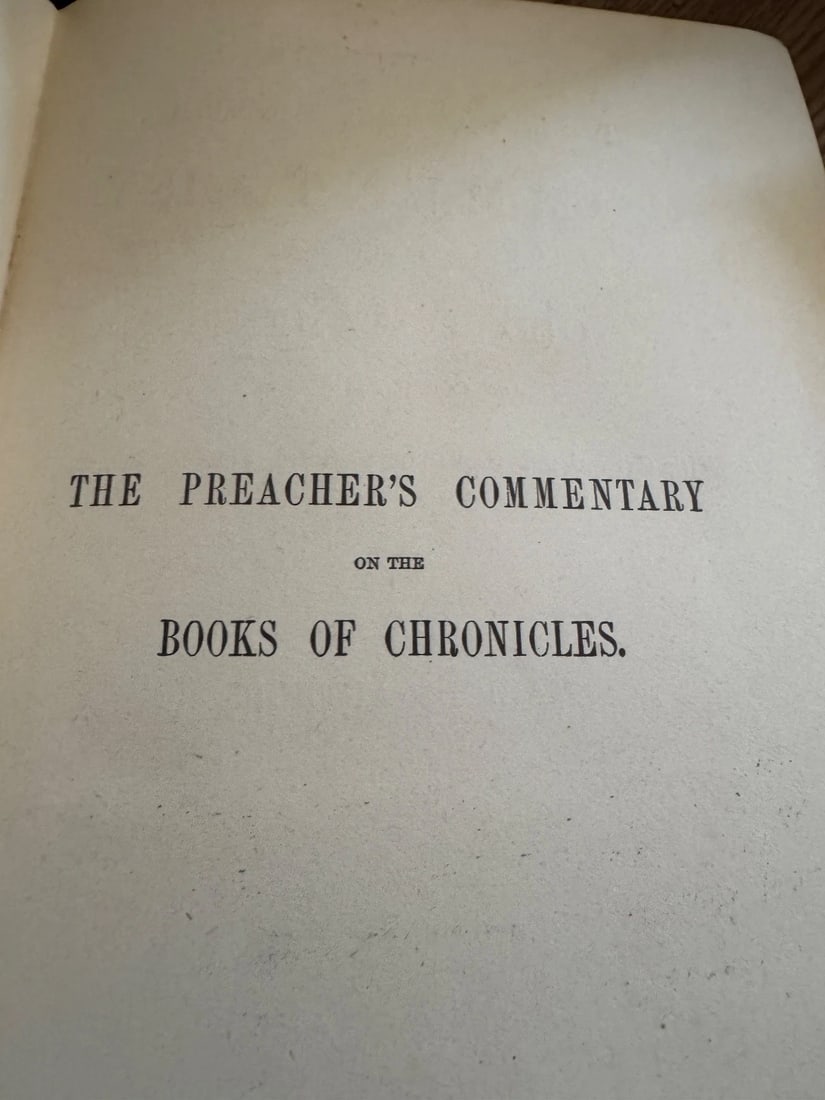 Lot Of 3 books The Preacher’s Homiletic Commentary 1892 Antique. Lot one - 20