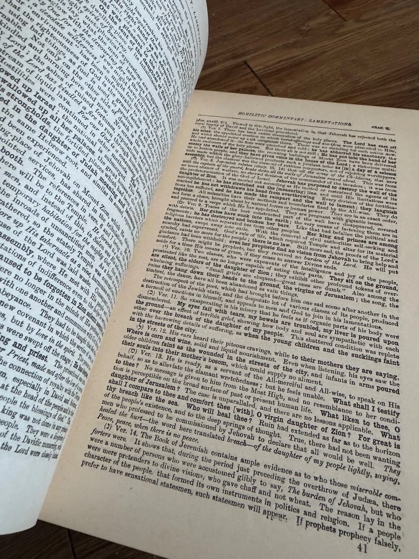 Lot Of 3 books The Preacher’s Homiletic Commentary 1892 Antique. Lot one - 7