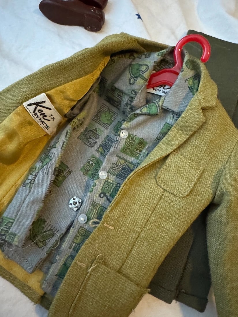 Vintage Barbie Boyfriend Ken Doll Dream Boat #785 Clothing Shoes Japan 1960s - 7