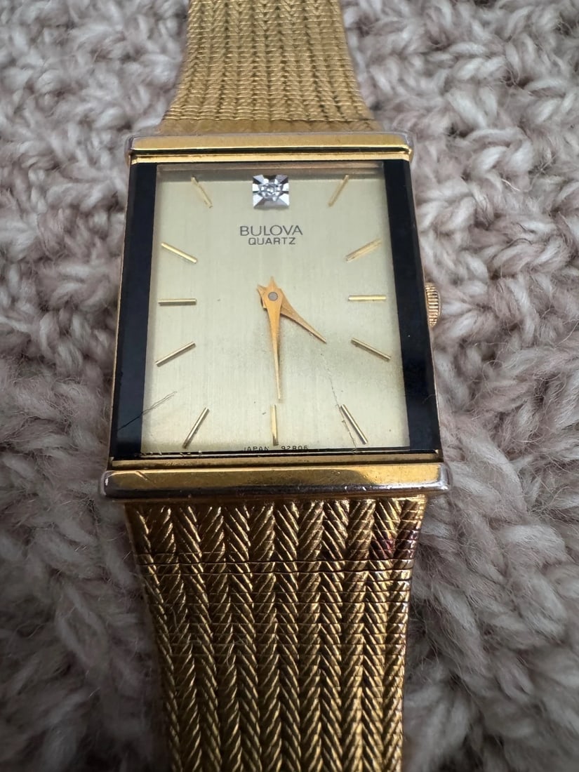 Vintage bulova watches mens working 25 year gift - 11