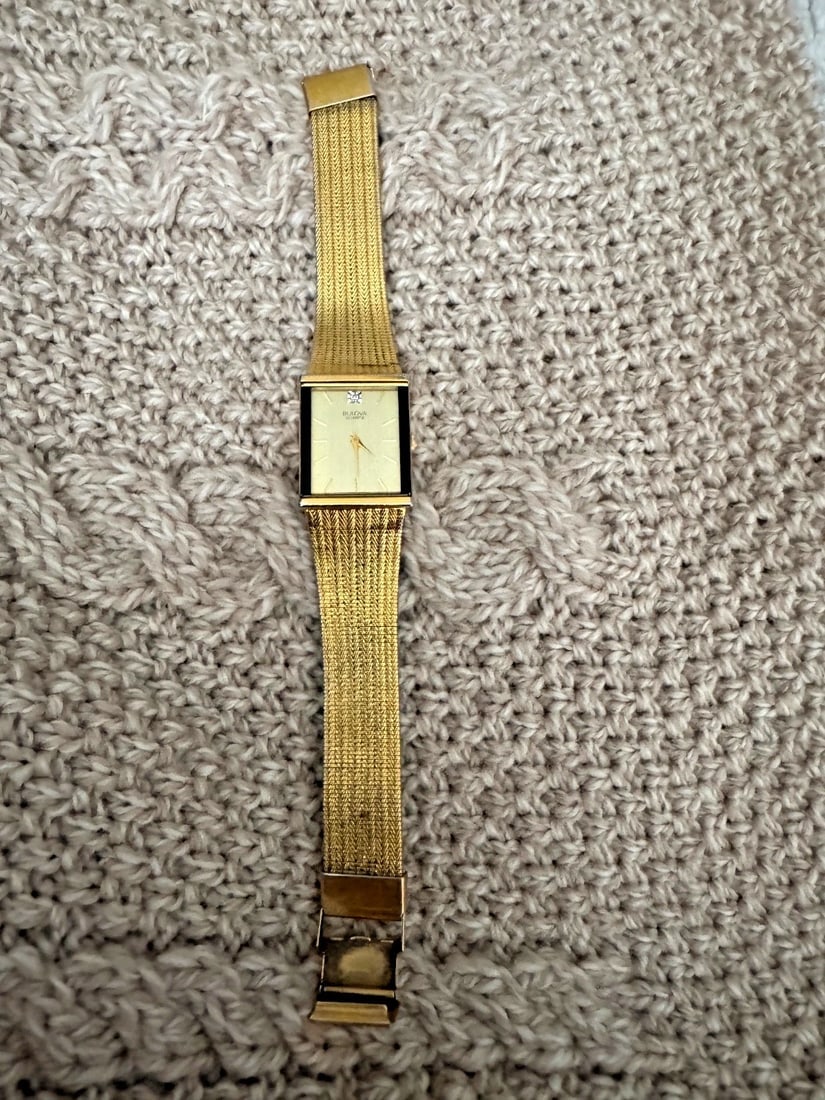 Vintage bulova watches mens working 25 year gift - 12