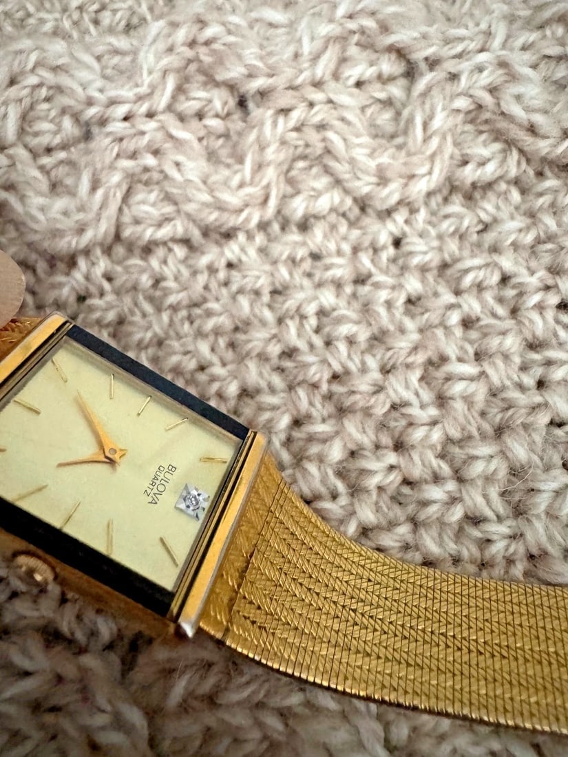 Vintage bulova watches mens working 25 year gift - 2