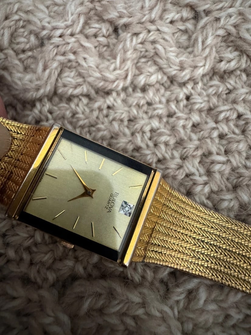 Vintage bulova watches mens working 25 year gift - 5