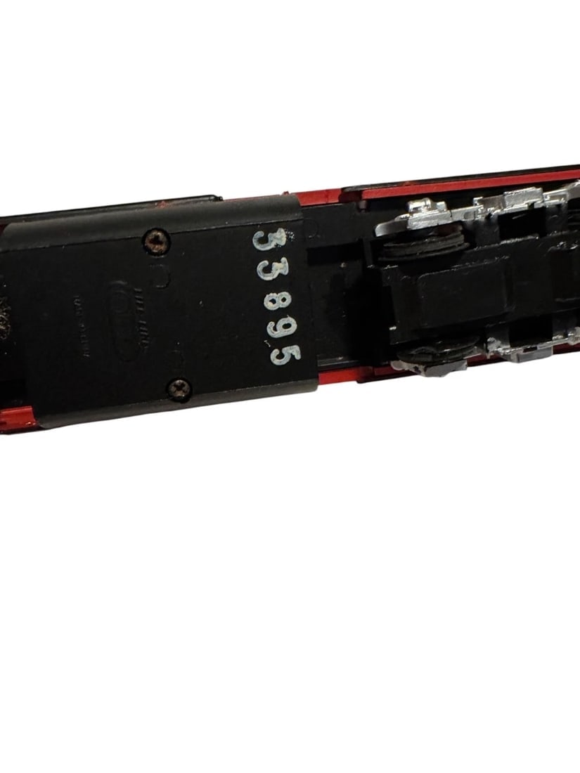 VINTAGE SANTA FE 3500,3560 RED SILVER LIFE LIKE LOCOMOTIVE TRAIN HO SCALE - 5