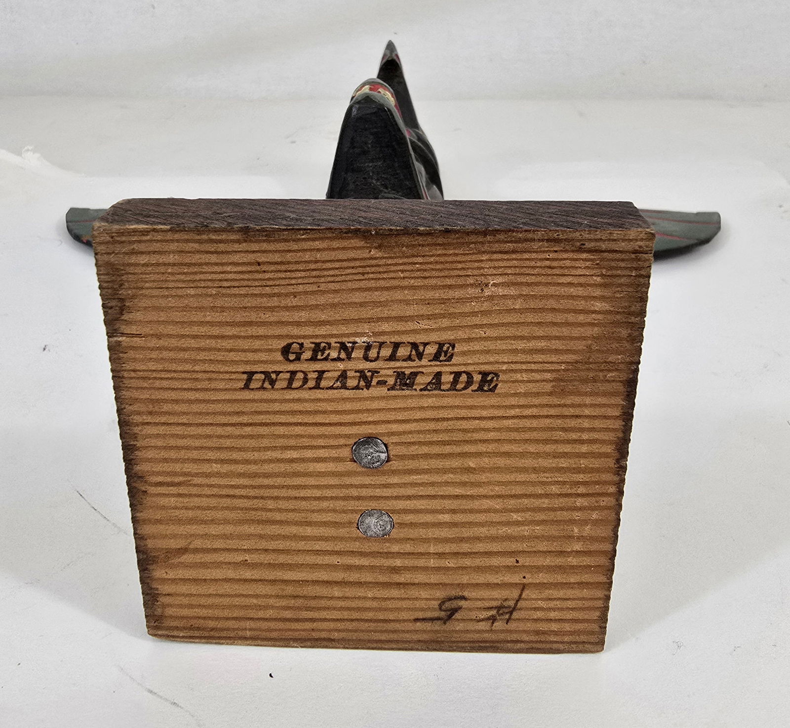 Carved and painted Northwest totem - 5