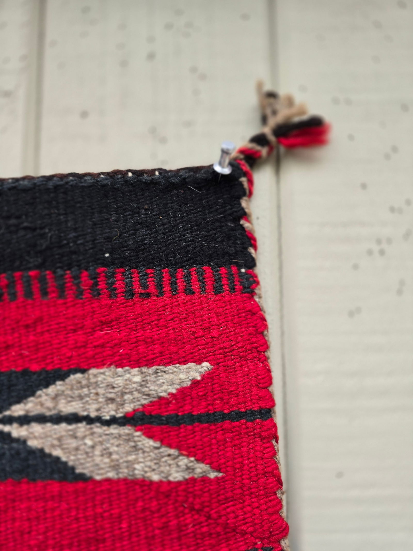 Navajo single saddle blanket - 2