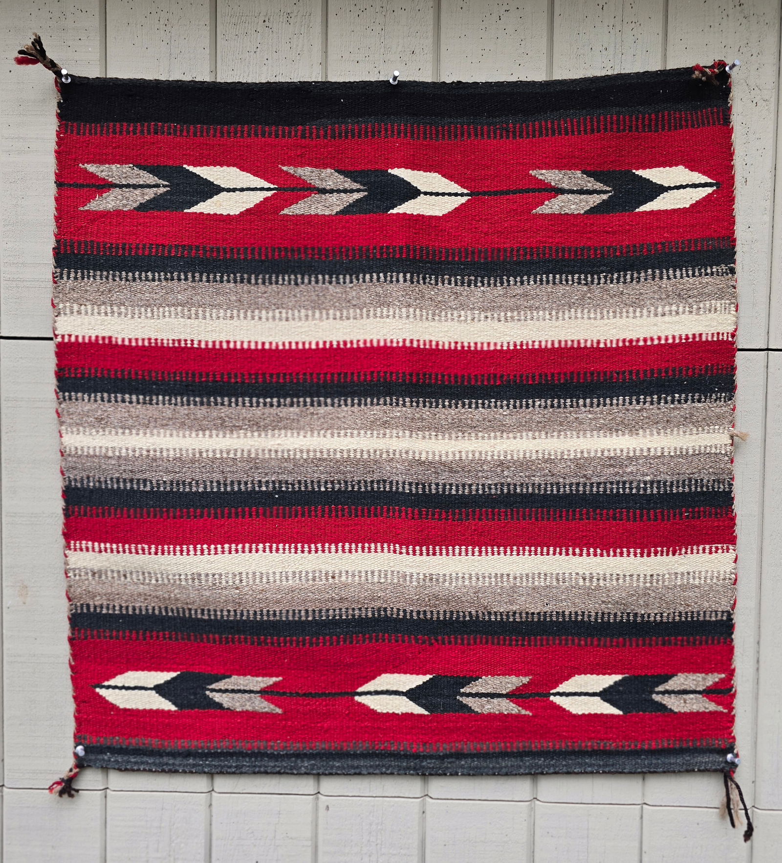 Navajo single saddle blanket - 3