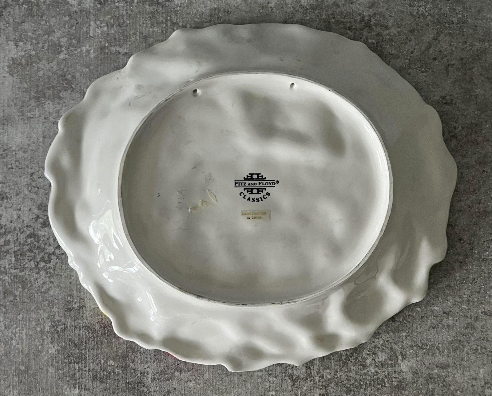 1991 Fitz and Floyd Rooster Plate - 6