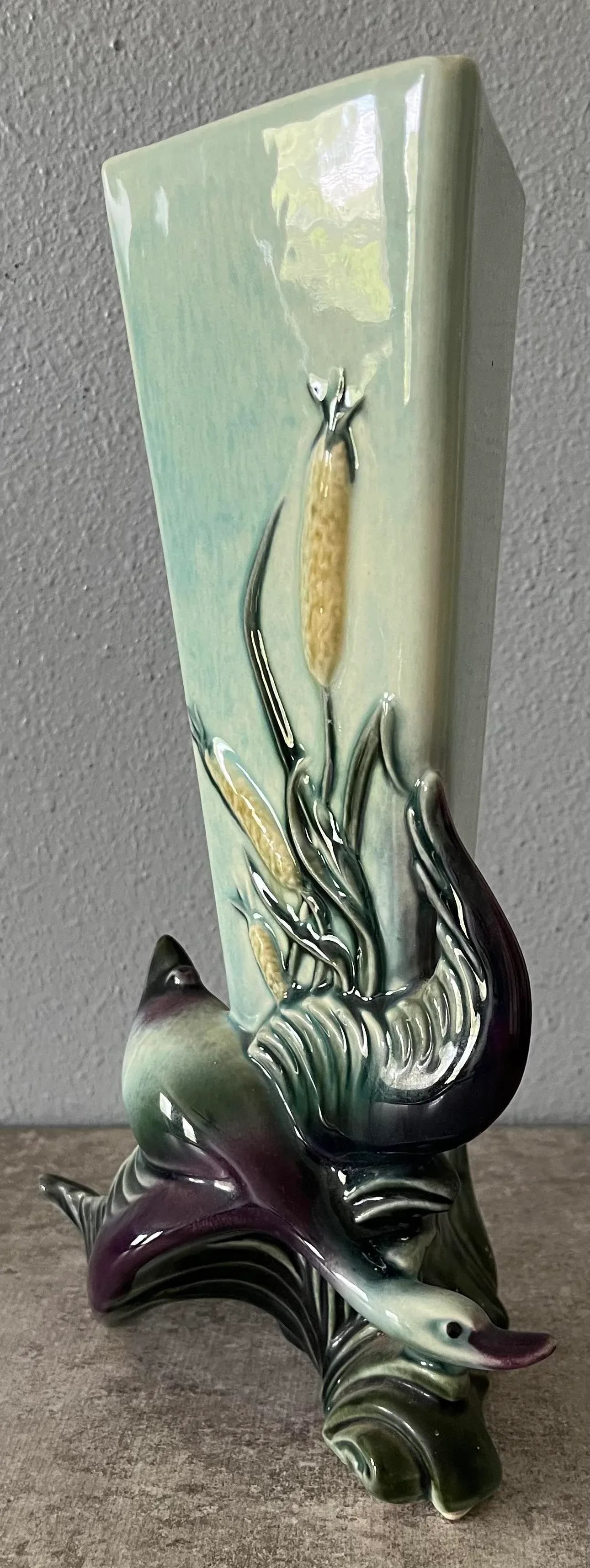 1990s Hull Pottery Swan Vase - 2